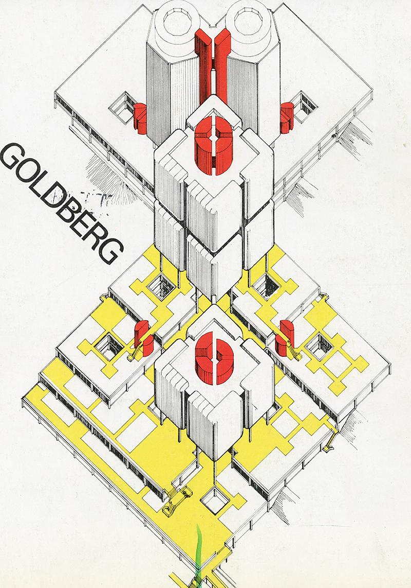 Bertand Goldberg. A+U 07 1975, cover