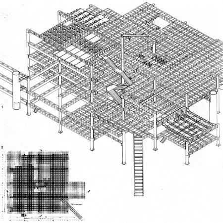 Francois Deslaugiers. Architecture D'Aujourd'Hui 207 April 1980, 76