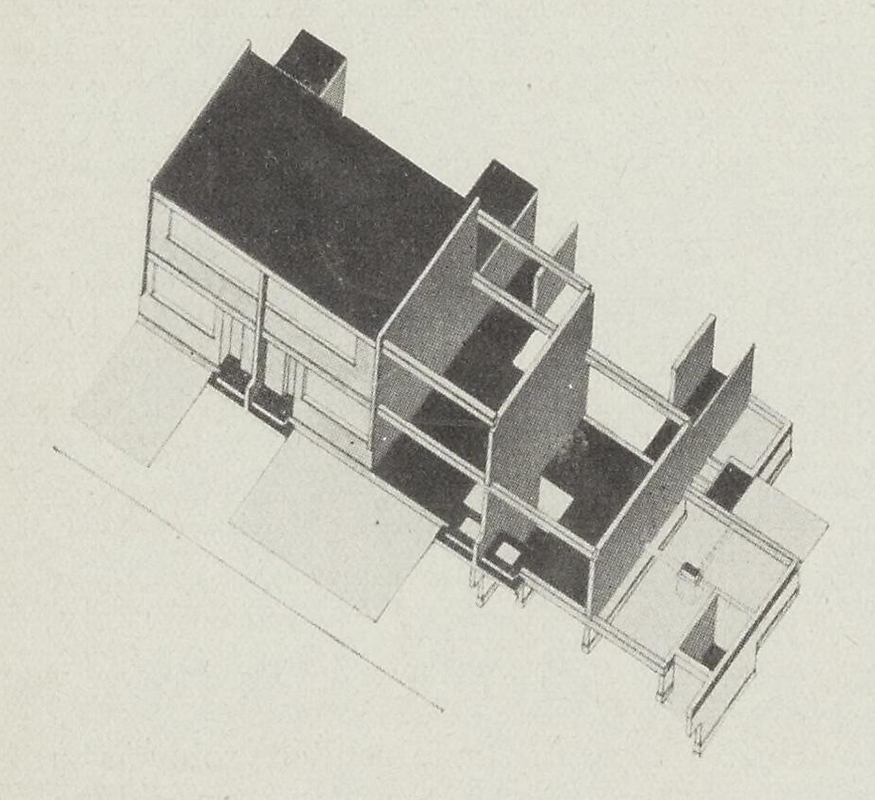 Walter Gropius. Bauhaus 1-2 1927, 1