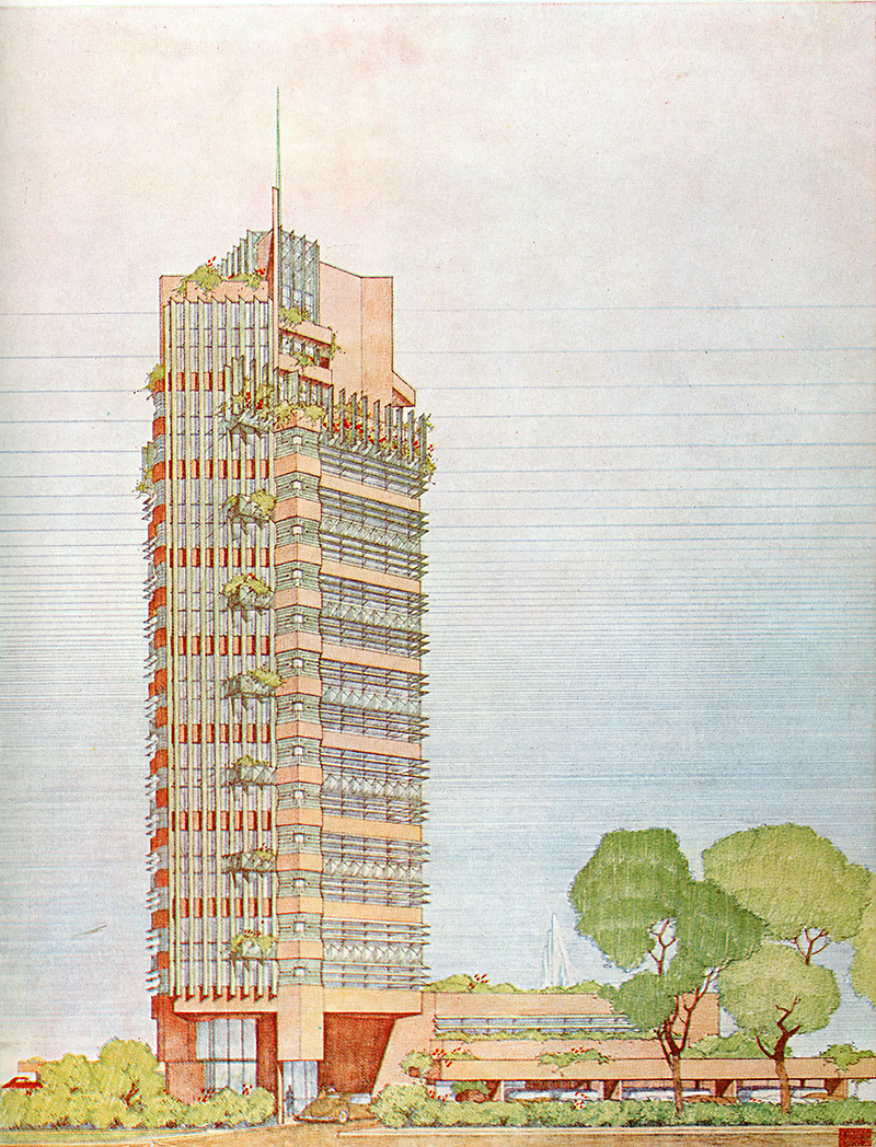 Frank Lloyd Wright. Architectural Forum May 1953, 99