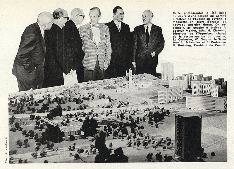Mahler MM., H. Klawoon, Le Corbusier, Walter Gropius. Architecture D'Aujourd'Hui 63 Dec 1955, 77