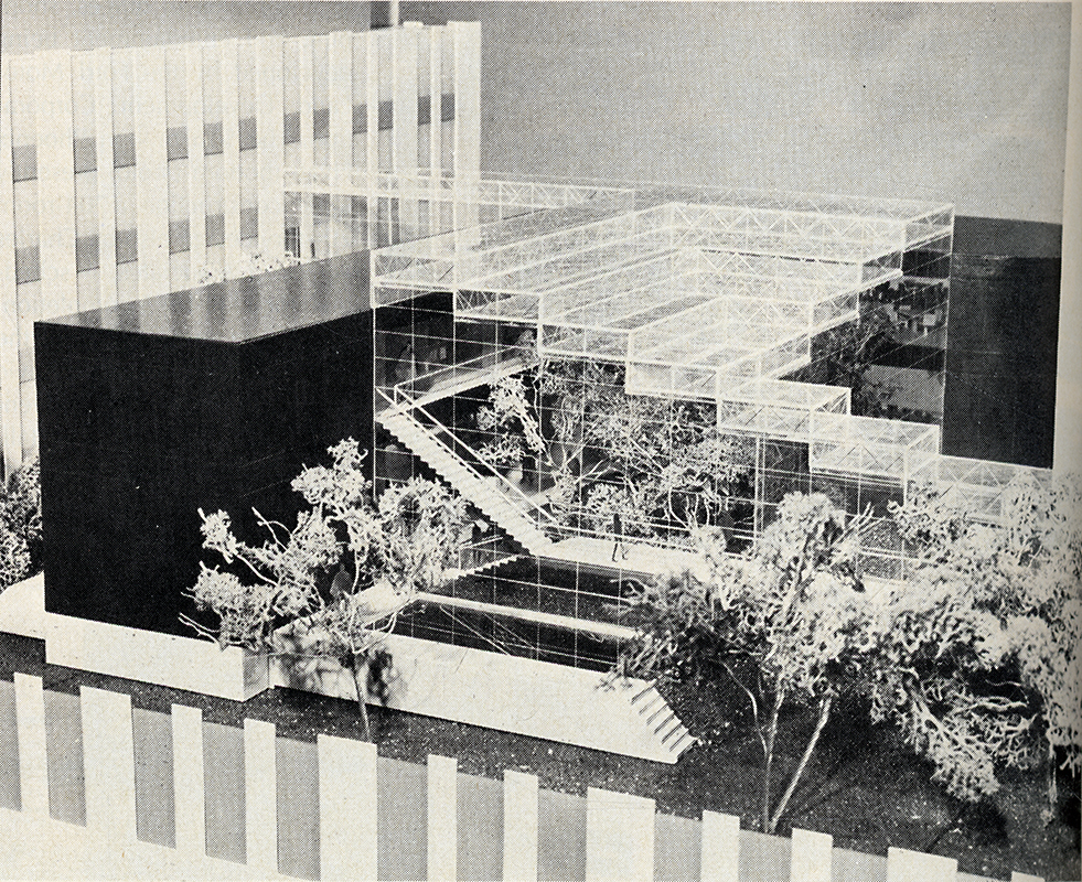 Ford and Earl. Architectural Record. Jan 1974, 40