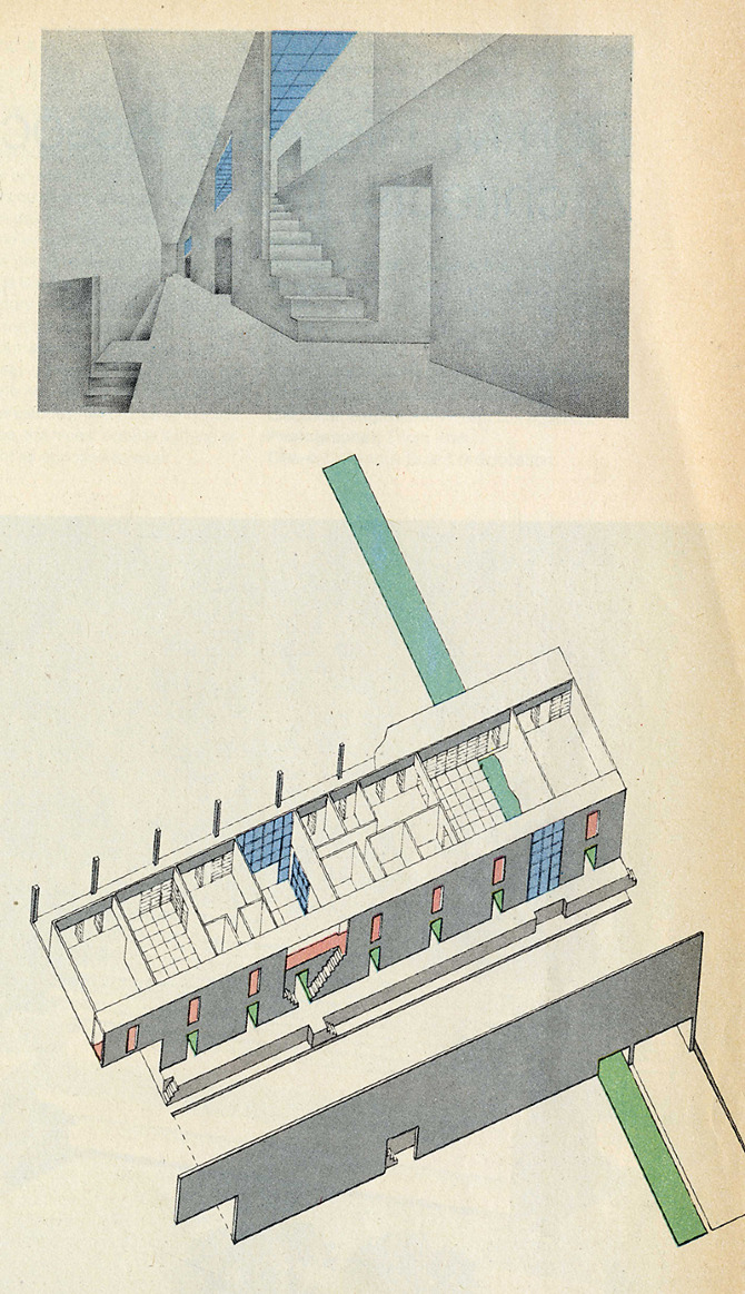 Remment Koolhass and Laurinda Spear. Progressive Architecture 56 January 1975, 47
