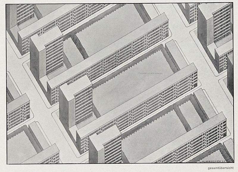 Ludwig Hilberseimer. Bauhaus 3-2 1929, 1