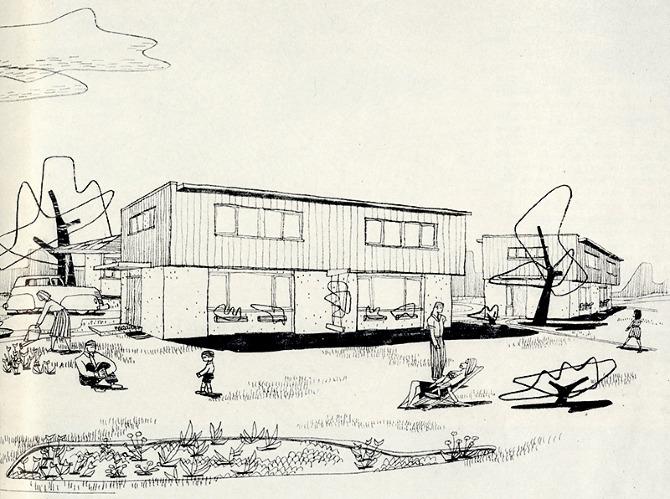 Skidmore Owings Merrill Andrews. Architectural Forum 78 March 1943, 50