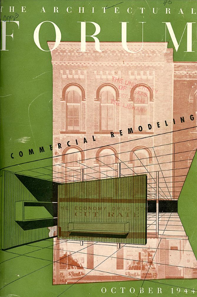 Architectural Forum 81 October 1944, cover