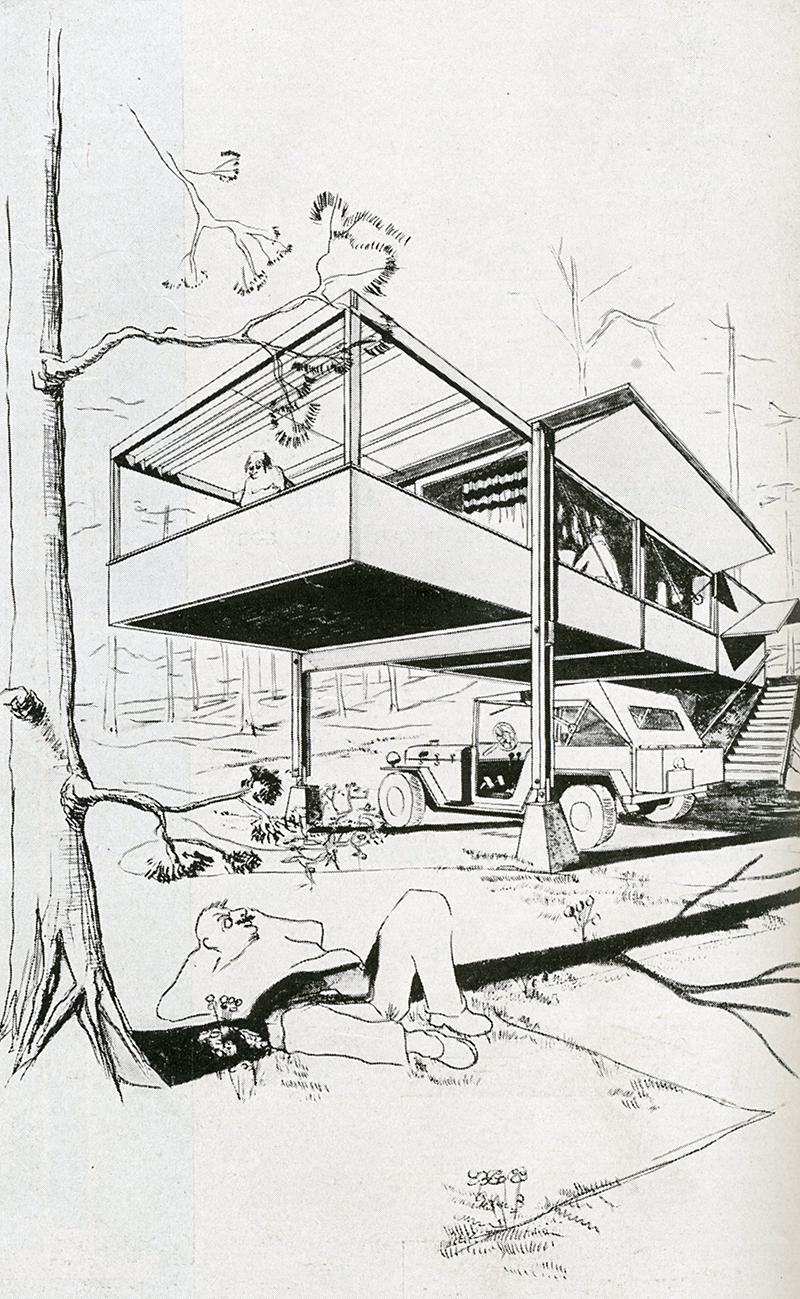 Wright Willis Conklin Geddes. Architecture D'Aujourd'Hui v. 20 no. 28 Feb 1950, 86