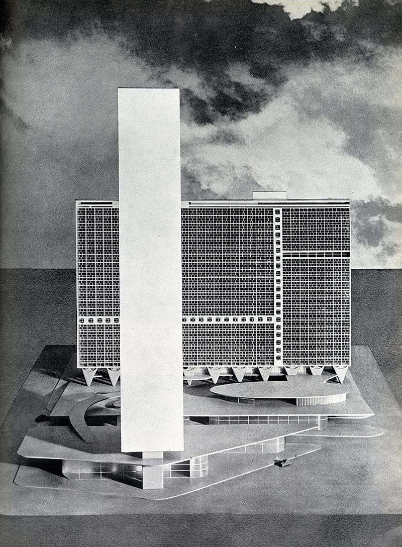 Oscar Niemeyer. Architecture D'Aujourd'Hui v. 25 no. 52 Feb 1954, 27