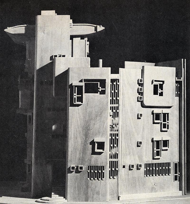 L. Savioli. Architectural Record. Feb 1974, 108