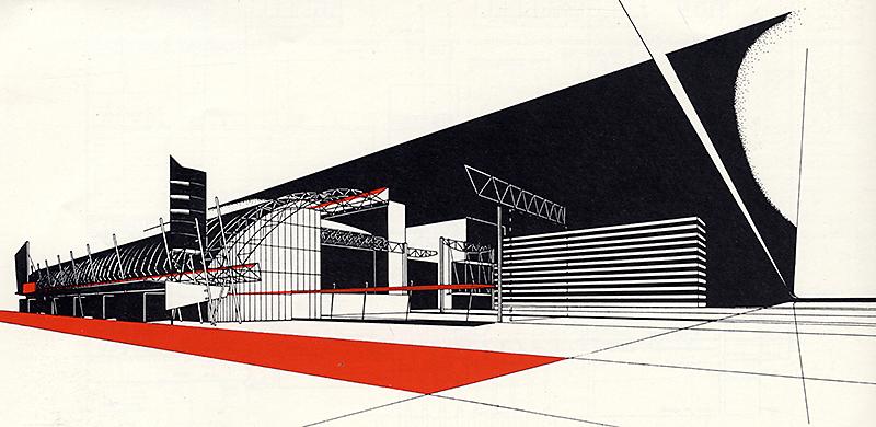 1980s Bernard Tschumi Perspective | RNDRD| Page 1